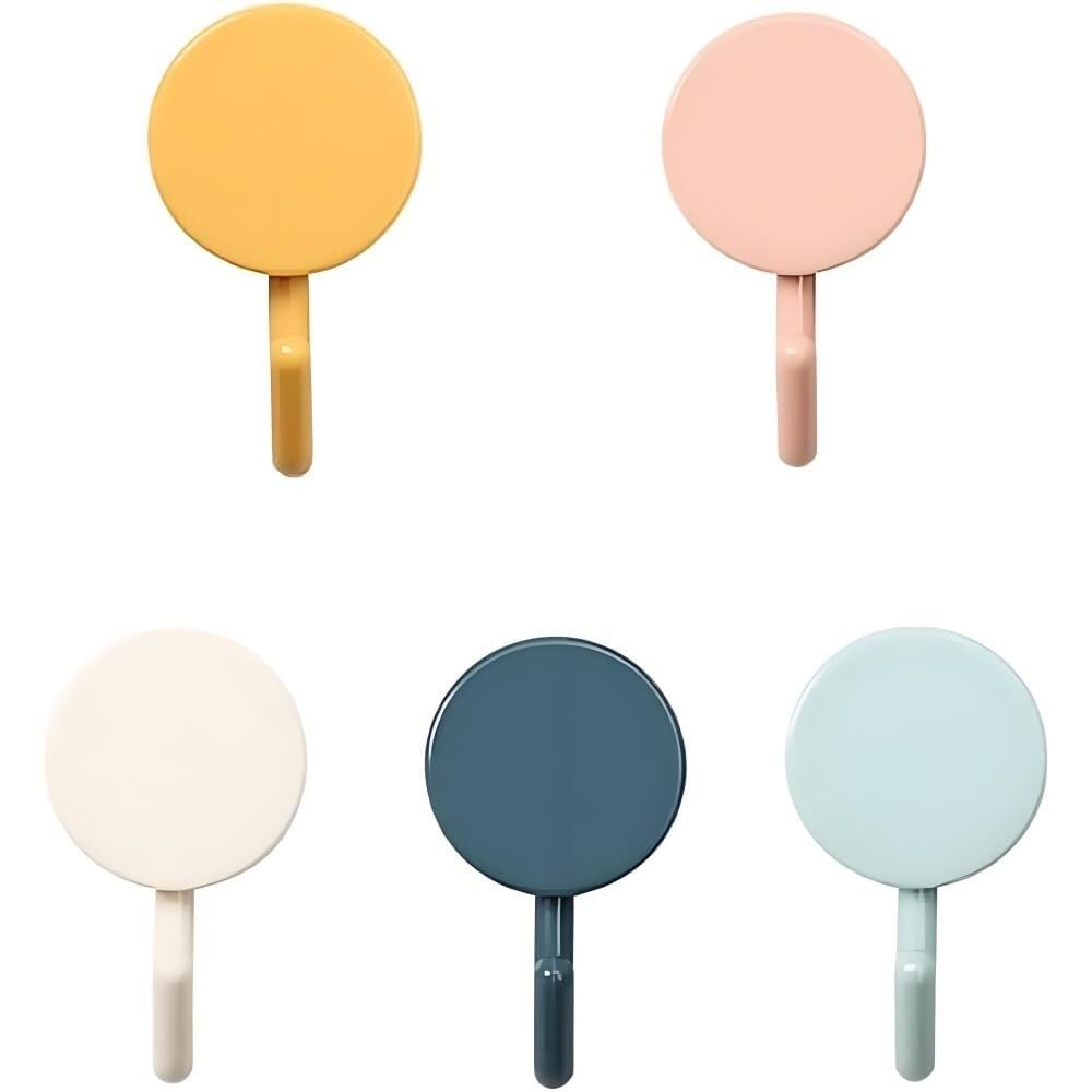 XIOVGRIOKK Self-Adhesive Hooks - Adhesive wall | Decorative | Entryway Storage | Can be Used to Hang Keys, Towels, Wallets, Scarves