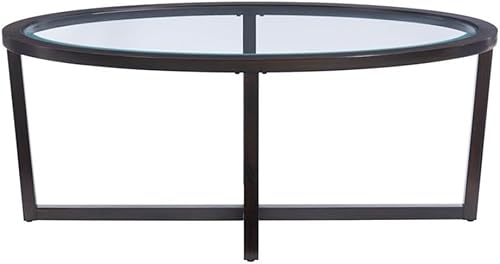 Miniatura 11 de Pemberly Row Juego de mesa redonda de 3 piezas para sala de estar, incluye 1 mesa auxiliar de madera y 2 mesas auxiliares con tapa de vidrio en