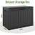 GULAIMOAO Outdoor Storage Lockable Deck Box for Patio (45 Gallon, Black)