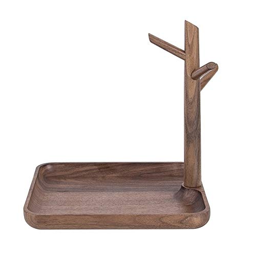 Hogar Estantes De Madera Maciza Clave Bastidores, Bastidores De Almacenamiento Porche, Plaza De La Nuez Ponga Un Teléfono Móvil/Reloj/Cartera