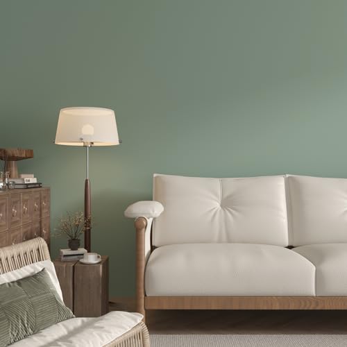 Papier peint vert sauge pour relooker vos armoires et murs de cuisine