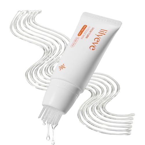 lilyeve GROWTURN Hair Growth Serum with Built-in Brush, Heartleaf-Derived Exosomes to Revitalize & Thickening Hair, Hair Growth Accelerator - Korean Hair Care, 1.01 fl. oz. (Pack of 1)