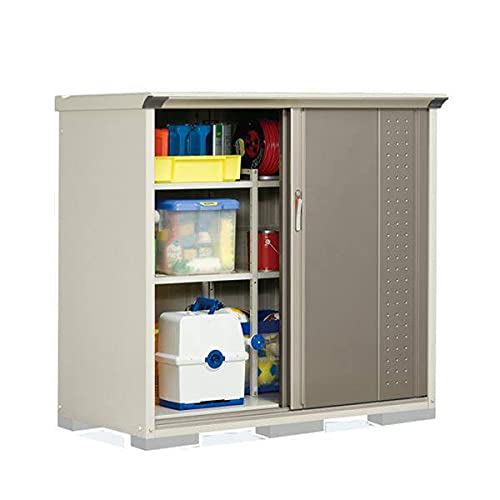 【受注生産品】タクボ物置 GP/グランプレステージ ジャンプ GP-157CT たて置きタイプ(ネット棚) 『屋外用 小型物置 DIY向け 収納庫』 ディープブルー