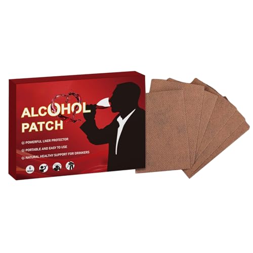 2026 Nuevos parches antialcohol, para el cuidado personal, fuerte impulso de energía, no se pegan, se adaptan a diferentes tamaños de cuerpo, evitan molestias después de la instalación, 6 unidades
