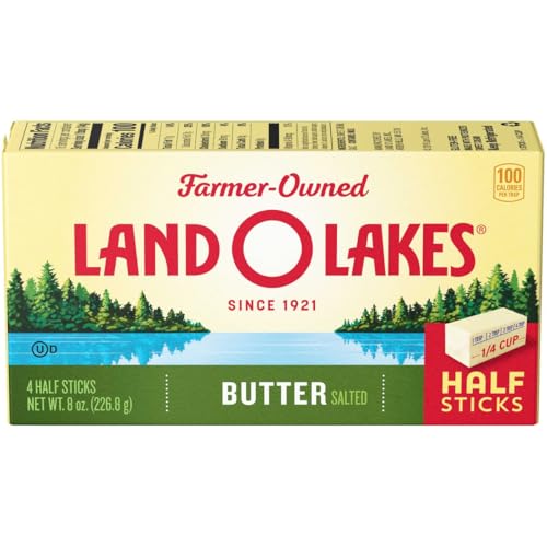 Land O Lakes Quarter Salted Butter, 8 Ounce -- 12 per case.