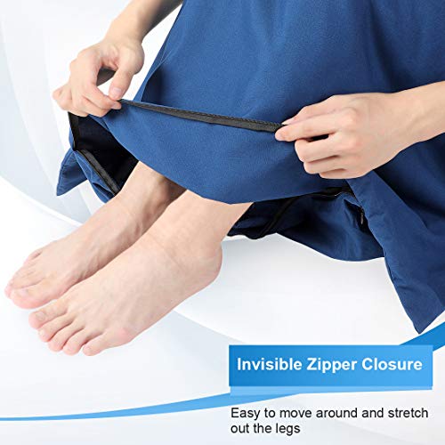 Sleeping Bag Cotton Liner, Lightweight Travel Sheet Adult, Camping Sleep Bag with Zipper and Storage Package for Travel, Hotel, Outdoors, Backpacking, Business or Home