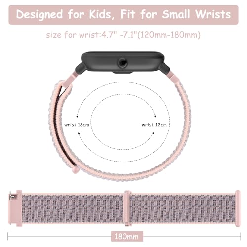 Correa de nylon ajustable Mugust para reloj infantil miniatura 7
