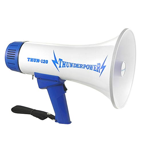 Thunderpower Extra Loud Megaphone 120-15 Watts Of Power #TOP5