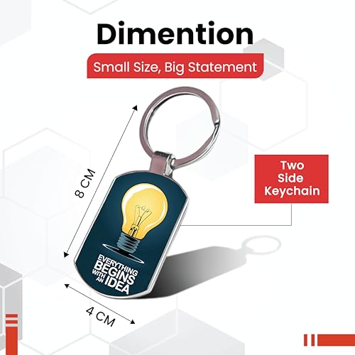 Image of Premium Printed Metal Keychain for Men & Women | High-Definition Artwork Print | Durable Key Ring for Car, Bike, Home & Office Keys | Stylish Decorative Key Holder Gift