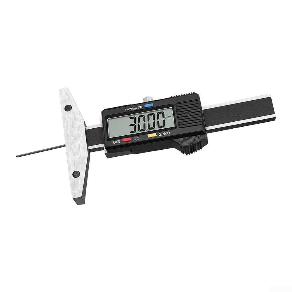 Digitaler Tiefenmesser für Autoreifen, 0-200 mm