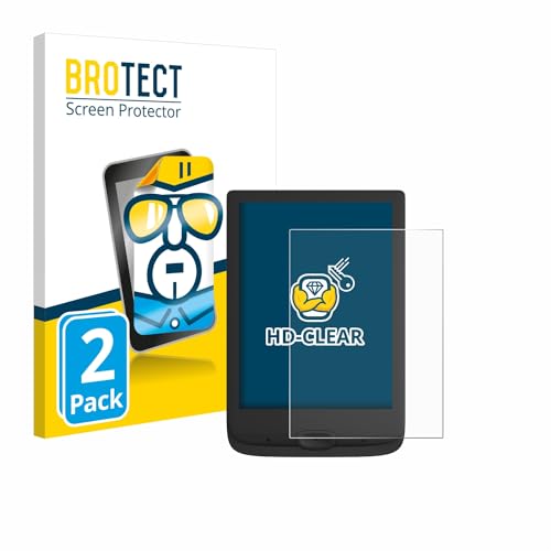 brotect 2-Pack Screen Protector for Pocketbook Basic Lux 4 - HD-Clear Protection Film