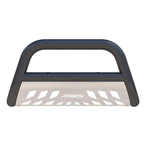 Image of ARIES P35-9004 Pro Series 3-Inch Offroad Black Steel Bull Bar, Select Nissan NV1500, NV2500, NV3500, Titan XD