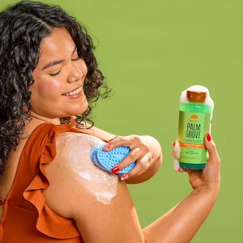 Image of Tree Hut Palm Grove Body Wash, Hydrating & Moisturizing Shower Gel with Shea Butter & Essential Oils, Soft Smooth Glowing Skin, Gentle Cleanser For All Skin Types, Self Care Gifts for Women, 18 Fl Oz
