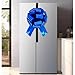 1Pcs Giant Blue Bow 14 Inch Big Gift Bow Large Pull Bow,Great Gift Bows for appliances,Bikes,Table Decorations and Party Events (Metallic Blue)