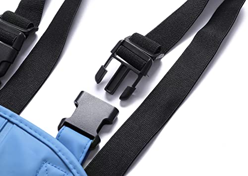 Lelaki Kids Waterproof Bib Rain Suspender Lightweight Windproof Outdoor Rain Pants For Boys Girls,Yk1669H-Skyblue-140 thumb #2