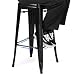 Yaheetech 4 Piezas Taburete de Bar Taburete Industrial MAX Carga 150Kg