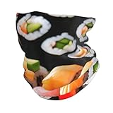 KPXXAQT Bufanda unisex con estampado de sushi, multifuncional, para deportes al aire libre, ciclismo, correr
