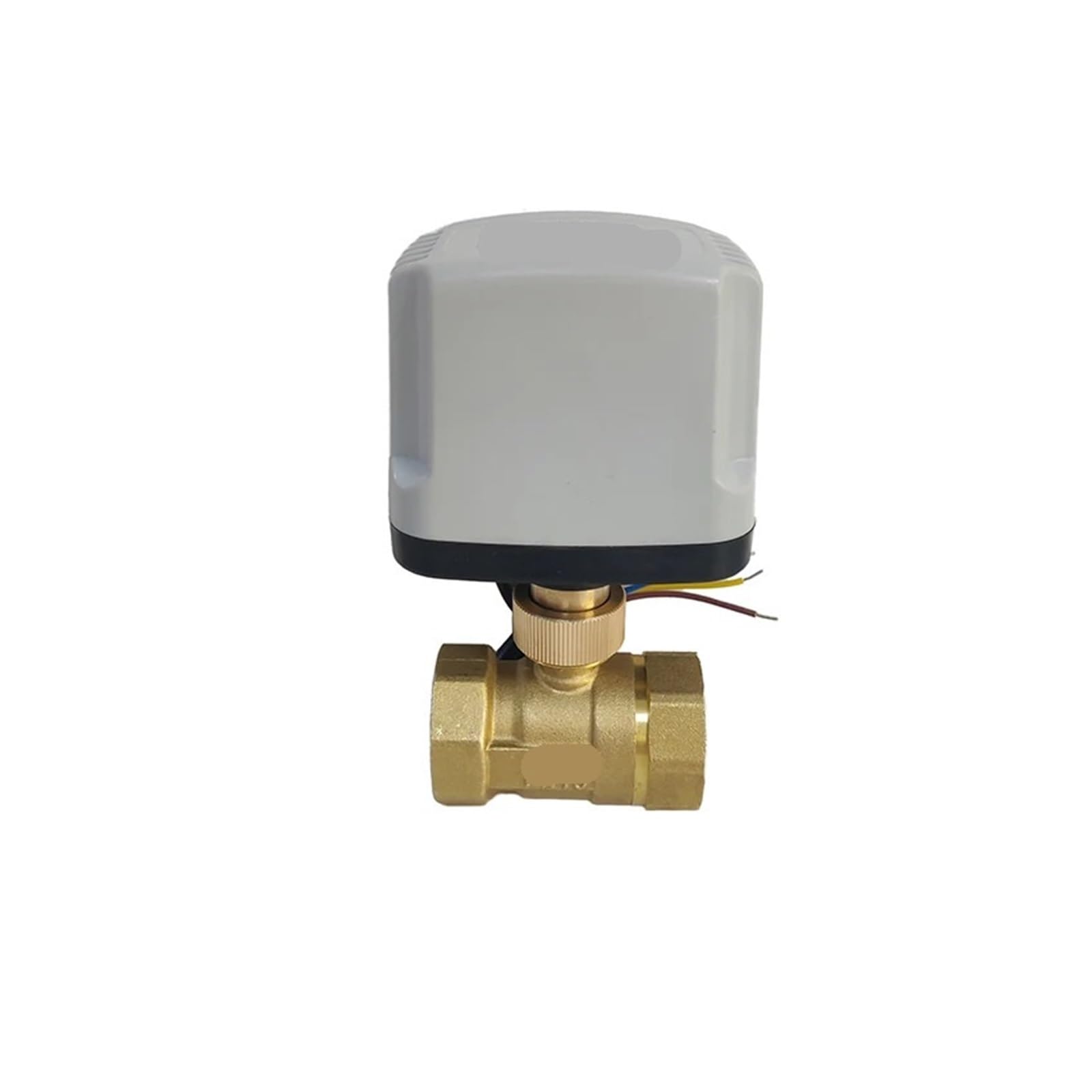 Elektryczny zawór kulowy 1/2 "3/4" 1"trójdrożny trójdrożny trójdrożny elektryczny zawór kulowy z mosiężnym gwintem trójdrożnym wodoodporny IP65(12,DC12V_2 Way)