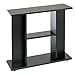 Amtra System 80 - Mobile Acquario in Legno di Colore Nero, Dimensioni 80 x 32 x 70 cm - Supporto Robusto in Stile Classico ed Essenziale per Avere un Kit Accessori Acquario Completo - Made in Italy