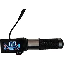 48V Z-920 LCD Rotary Throttle for Kugoo M4 M4 Pro Electric Scooter, 6-Pin Throttle Speed Control Display Panel Replacement Part Black