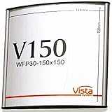 SET OF 10, OFFICE SIGN FRAME HOLDER FOR WALL OR DOOR MOUNT NAME PLATE DISPLAY CURVATURE PLAQUE SILVER ALUMINUM 6.00