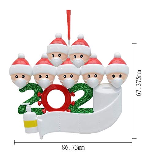 Eastdall Natal Personalizado Para Família,Kit de enfeites de natal para família Kit de enfeites de n