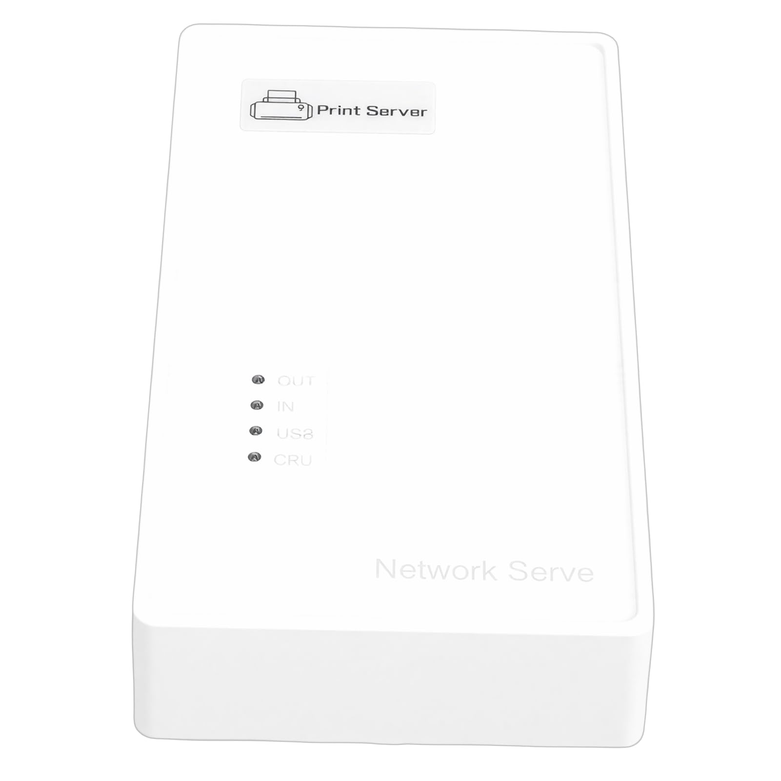 Eujgoov Server di Stampa Wireless USB, Ricevitore Condivisore di Stampanti WiFi per OS X, con Porta USB Rete Stabile per Ufficio