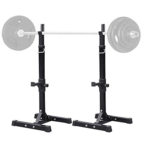 LXYA Ajustable Aparato para Soportes Sentadillas Multifuncional Estante De Barra con Pesas Squat Rack Entrenamiento De Fuerza para Entrenar Pecho Abdominales Y Espalda