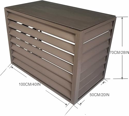 Cubierta de aluminio para aire acondicionado exterior con diseño premium 3