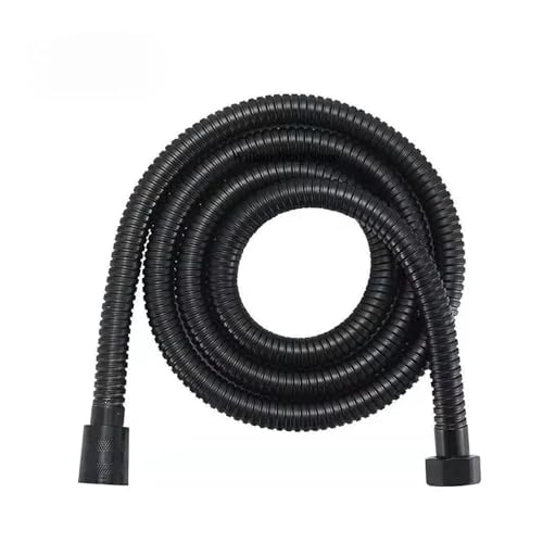 Tuyau de douche noir flexible extensible SUS304 et extension eau de jardin
