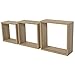 Produktbild Duraline 3TC Dekoratives Wandregal, MDF, Sanoma Eiche, 30 x 12 x 30 cm