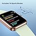 LIVIKEY Smart Watch, Fitness Tracker with Heart Rate Monitor, Blood Oxygen, Sleep Tracking, 41mm Smartwatch Waterproof with Pedometer for Women Men Watch Compatible with Android iOS Phones