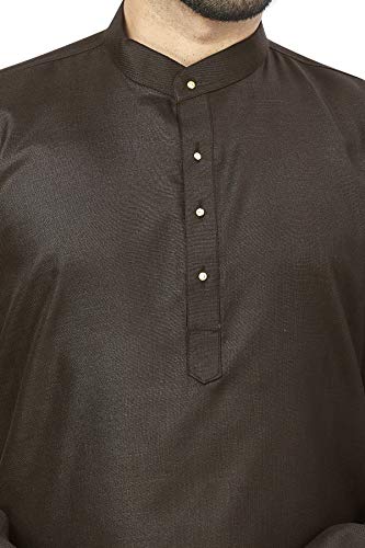 Image of BE ACTIVE Linen Blend Solid Pattern Trendy Comfortable Stylish Full Sleeve Kurta Men's Ethnic Wear