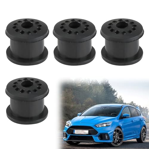 4 Stück Schalthebel Dichtung für Ford Fiesta und Focus 1998-2009 4S6P7412AA, Manuelle Schaltgetriebe Dichtung, Reparatursatz Gummi, Schwarz
