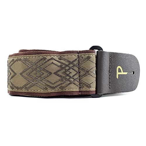 Perri’s Leathers Ltd. – Sangle de Guitare – Nylon – Jacquard – Brun – Losanges – Ajustable – Pour Guitares Acoustiques… - Les Beatles, Paul McCartney, John Lennon, RIngo Starr, George Harrison Perri's Leathers Ltd. - Sangle de Guitare - Nylon - Jacquard - Brun - Losanges - Ajustable - Pour Guitares Acoustiques… – Image 6