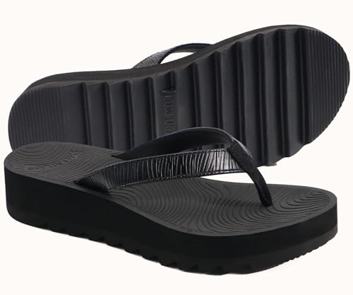 Image of KuaiLu Women's Arch Support Platform Flip Flop Sandals