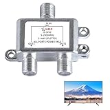 Signal-Satelliten-Sat – Zwei-Wege-Port-Link, Koaxial-Diplexer-Kombinator, Kabel-Umschalter | Verbindungsteiler, Frequenzmischer, für Heimkino-Fernsehantennen, Kabelsysteme, Bauprojekte