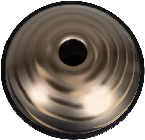 Handpan Drum, Hand Pan en Re menor, 22 pulgadas 440Hz con estuche y palillos miniatura 3