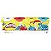 Imagen de Play-Doh Hasbro, Pack de 4 Botes Clásicos
