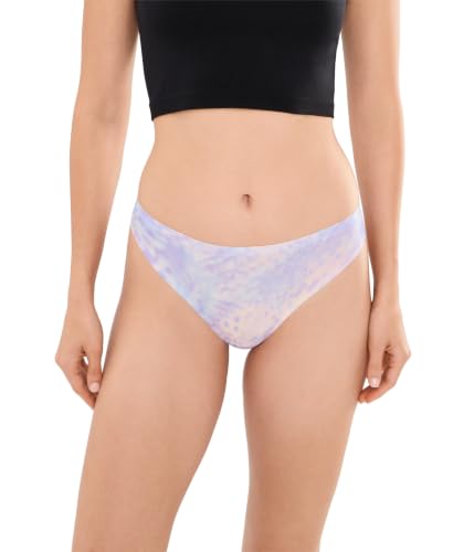Image of Chantelle, Women's, Soft Stretch Thong, Lilac Orchids, One Size
