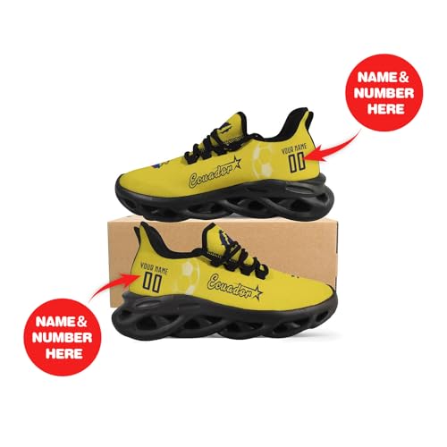 Custom Soccer National Flex Sneakers Personalized Name Number Athletic Gym Slip-on Breathable Shoes for Men Women Fans Gift2