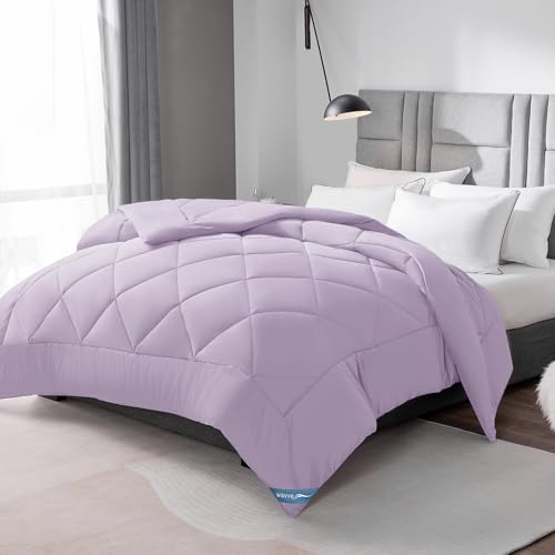 WAVVE Couette Tempérée 300GSM en Microfibre, Édredon Lit 2 Personnes 240x260 cm pour Lit...