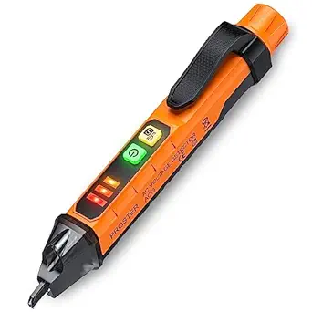 Proster Non Contact Voltage Tester Pen - Adjustable Sensitivity AC Voltage Detector, Electric Volt Pen Tester Pen 12-1000V/48-1000V, Contactless Voltage Detector