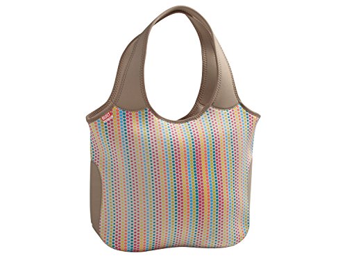 BUILT NY エッセンシャル ネオプレン ショッピング トートバッグ キャンディドット