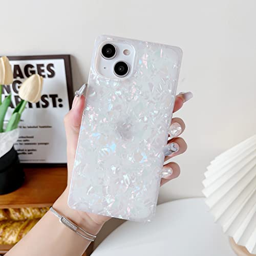Coque iPhone 14 Plus silicone soucle antichoc paillettes multicolores