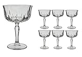 6 x Opera Maison drinkstuff Cocktail Untertassen, champagner