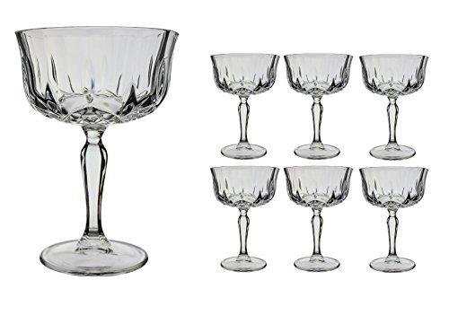 RCR Crystal for Fitting Gifts Lot de 6 coupes à champagne en cristal 24 cl Cover