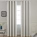 Yakamok Room Darkening Thermal Insulated Light Blocking Blackout Curtains, 2 tie Backs Included(52Wx84L,Light Beige,2 Panels)
