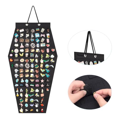 Práctico organizador de joyas para colgar en la pared, pequeño espacio, soporte de exhibición de bolsillo para estudiantes y amantes - imagen 4