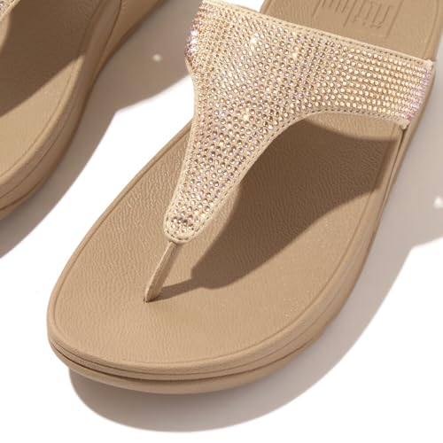 Image of FitFlop Women's Rumba Beaded Toe-Post Sandals